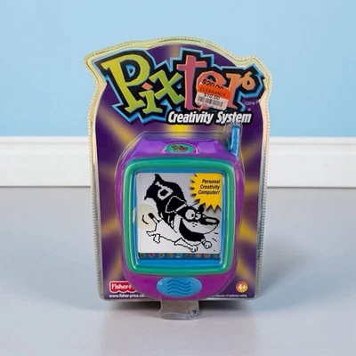 New Fisher Price Pixter  The Hand Held Creativity Computer Sealed In Purple - Image 1 of 4