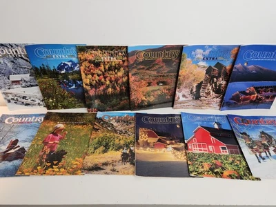 Country Extra Magazine Job Lot Xmas Slow Living Farm Ranch Slice of Life Vtg 90s Foto 1 de 4