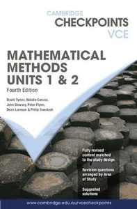 Cambridge Checkpoints VCE Mathematical Methods Units 1&2 by David Tynan (English - Picture 1 of 1