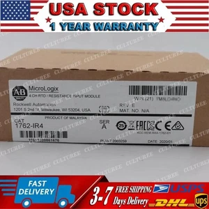 New Sealed AB Allen-Bradley 1762-IR4 MicroLogix 1200 RTD Resistance Input Module - Picture 1 of 4