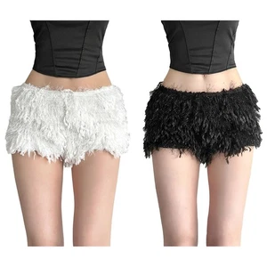 Mujeres Lo último Pantalones Cortos Ropa de Calle Clubes Informales Vacaciones Escenario Cintura Completamente - Imagen 1 de 30