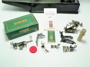 Vintage Singer 221 Featherweight Sewing Machine Attachment Set