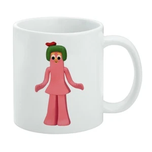 Minga Gumby's Little Sister Clay Art White Mug - Picture 1 of 5