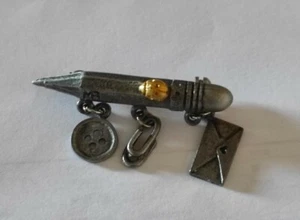 Signierte Marjolein Bastin MB Näherin Brosche Anstecknadel Lehrer Gold Marienkäfer  - Bild 1 von 5