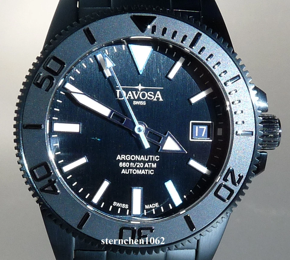 Davosa * Herrenuhr * Argonautic 39 Monochrome * Automatik * 161.540.40 * Limited - Bild 1 von 4