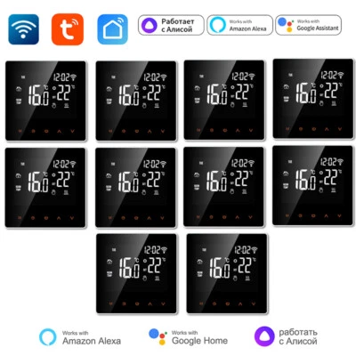 10xThermostat WiFi Raumthermostat für Wasser Fussbodenheizung Wasser/Gaskessel - Bild 1 von 4