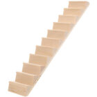 Bamboo Wooden Child Dollhouse Stairway Miniature Step Stairs