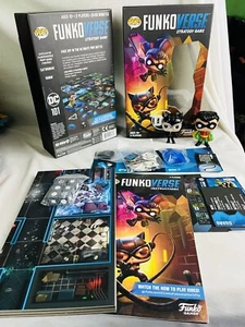 Funko Pop Funkoverse DC Comics 101 Catwoman Robin Strategy Game Board Game - Picture 1 of 12