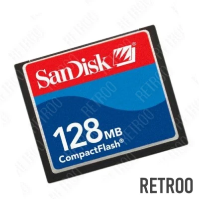SanDisk Compact Flash 128MB CF Type-I Memory Card for Digital Cameras Blue v1 - Image 1 of 2