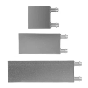 Aluminiumlegierung Silber Flüssigkeit-Wasser Kühlblock CPU Kühlkörper System Kühler. - Bild 1 von 17