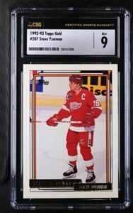 1992-93 TOPPS GOLD STEVE YZERMAN #207 CGC/CSG 9 - Picture 1 of 2