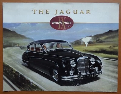 V34339 JAGUAR MARK IX SALOON - DEPLIANT - NON DATE - 23x30 - GB Foto 1 de 2