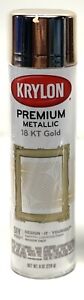 Krylon Premium Metallic 18 Karat Gold Plate Aerosol Spray Paint 8oz can