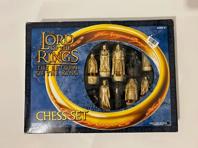 Lord of The Rings Chess Set Game Return Of The King Parker Bros (miss. 2 pieces) - Image 1 of 4