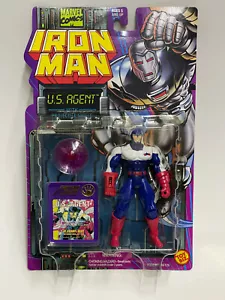 Iron Man 1996 de colección de cómics de Marvel de Iron Man EE. UU. Figura de acción de agente de EE. UU. - Imagen 1 de 3