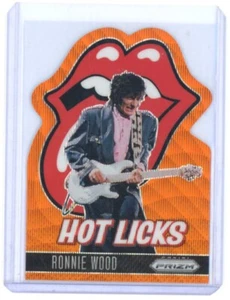 2025 RONNIE WOOD PANINI PRIZM ROLLING STONES #4 HOT LICKS ORANGE WAVE 060/199 - Picture 1 of 1