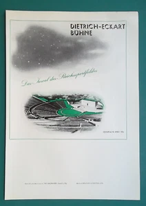 1936 OLYMPIC GAMES Dietrich-Eckart Theater Advertisement - 1937 COLOR Print - Picture 1 of 1