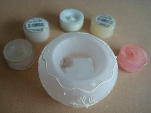 ~ 16 pcs YANKEE CANDLE ~ 15 x Scented TEALIGHTS 1 x Snowflake CANDLE HOLDER BNWT - Picture 1 of 5