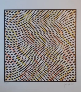 De Dios Litografia - Op art Optical Cinetica design no Vasarely Biasi Le Pacr - Bild 1 von 4