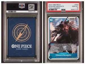 2024 One Piece Two Legends OP08-043 EDWARD NEWGATE LÁMINA PSA gema graduada como nueva 10 - Imagen 1 de 1
