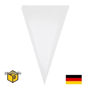 Spitztüten PP Bonbontüten Dreieckstüten 40my 250x400mm hochtransparent 1000 Stk - Bild 1 von 1