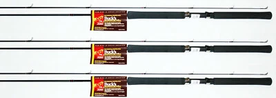 BnM GRAPHITE JIG POLE, ROD CRAPPIE FISHING POLE 8' (SET OF 3) BGJP82n B&M - Image 1 of 3