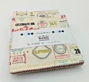 2 Moda Quilt Square Packs WISHES by Sweetwater for Moda 42 Cotton Squares each - Picture 1 of 13