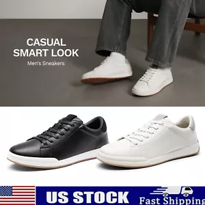 Men's Fashion Sneakers Casual Dress Sneakers Business Shoes Lace-up Shoes - Picture 1 of 20