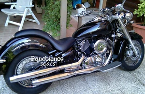 SELLA SEAT SITZBANK SADDLE PANEBIANCO DRAGSTAR XVS 1100 CLASSIC (SPECIAL PRICE - Imagen 1 de 2
