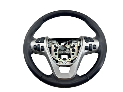 2013-2019 FORD FLEX STEERING WHEEL WITH MULTIFUNCTION SWITCH BLACK LEATHER OEM - Image 1 of 4