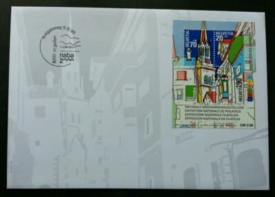 [SJ] Switzerland NABA 2000 National Stamp Exhibition 1999 (FDC) *Date 9/9/99 - Image 1 of 4