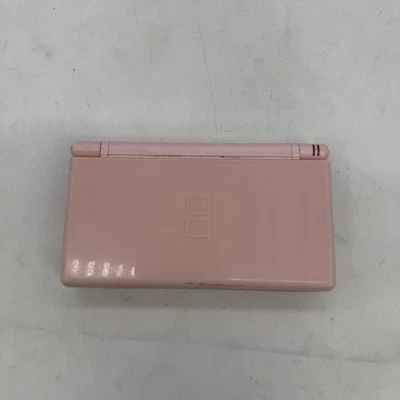 Nintendo DS Lite Pink Handheld Video Game Console System With Games - Image 1 of 4