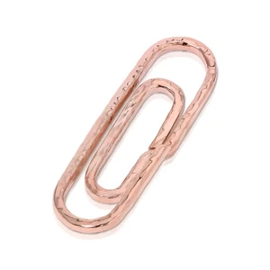 Paperclip Hand Made 18K Rose Gold Over Money Clip -For Men/Women/Unisex 1PC - Picture 1 of 6