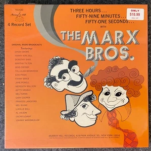UNOPENED BOX SET 4 LPs The Marx Bros. Murray Hill 931680 - Picture 1 of 2