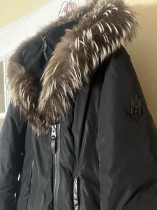 Mackage Adali Silver Fox Fur Size XL - Picture 1 of 2