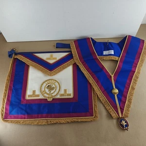 Mark Provincial Rang Kleid Schürze & Kragen + JEWEL LONDON FREIMAURER FREIMAURER - Bild 1 von 9