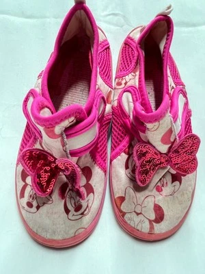 Girl's Minnie Mouse Swim Shoes-  Size Youth 1 - Image 1 of 4