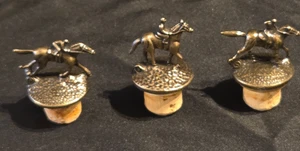 Blanton’s Bourbon Whiskey Cork Stopper – Race Horse & Jockey Letter A B AND S - Picture 1 of 10