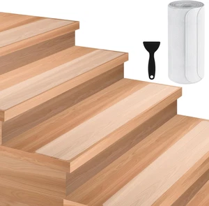 Tappetini per Scale, 15 Pezzi Trasparenti Antiscivolo per Tappeti Strisce, 15X80 - Foto 1 di 12