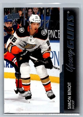 2021-22 Upper Deck #228 Simon Benoit Young Guns Anaheim Ducks - Image 1 of 2
