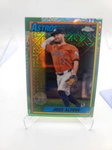 2025 Topps #T90C-79 Jose Altuve 1990 Topps Baseball 35th Anniversary Chrome Mojo - Picture 1 of 2