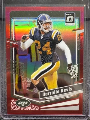 2023 Panini Donruss Optic - Darrelle Revis #152 Red Prizm 2/99 New York Jets - Image 1 of 2