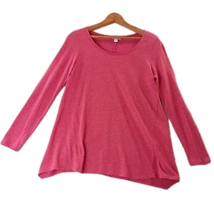 Pure Jill Women XS Pink Long Line Tunic Cotton/Modal Soft Stretch Comfy Classic - Picture 1 of 10
