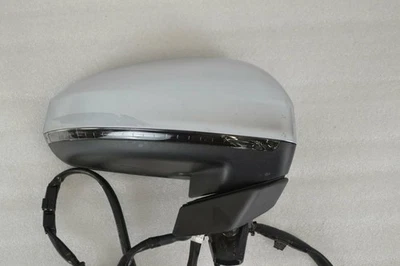 Specchietto retrovisore esterno destro in alluminio spazzolato pieghevole... - Immagine 1 di 4