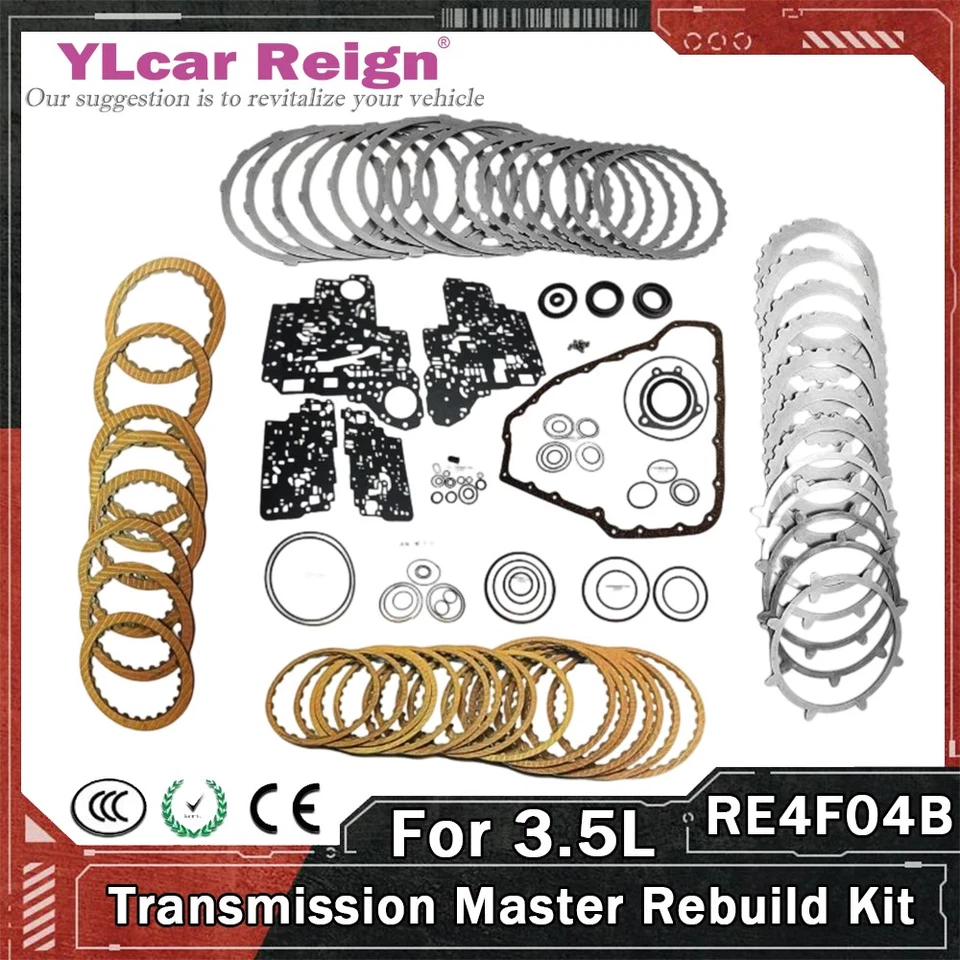 RE4F04B Automatic Transmission Master Rebuild Kit Friction Disc For NISSAN 3.5L - Image 1 of 4