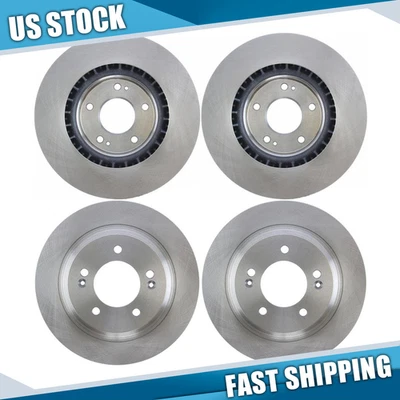 For 2018 Hyundai Elantra GT 4pcs Front & Rear Brake Rotors Brake Kit - Image 1 of 4