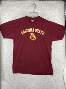 Camisa De Colección Arizona State Sun Devils Para Hombres Grande Granate NCAA Universidad Gráfico Brillante - Imagen 1 de 9