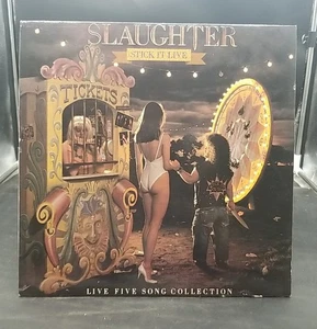 Slaughter - Stick It Live LP Chrysalis R120666 1990 Pressing - Picture 1 of 4