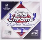 2021-22 Topps Chrome Uefa Champions League Sapphire Edition Box Sealed New Gavi