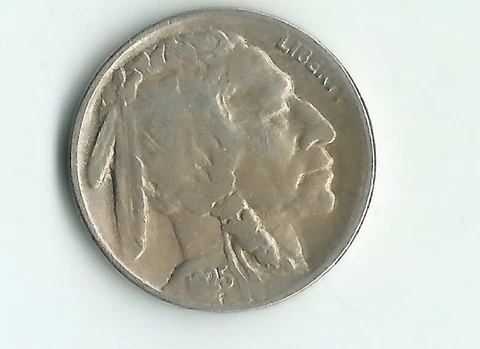 1925 S TWO FEATHERS BUFFALO NICKEL VF small scratches on obverse and reverse Cover
